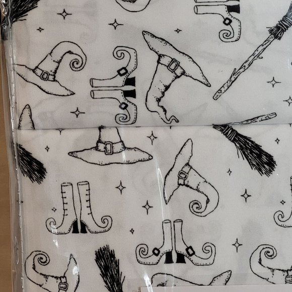 Rae Dunn Halloween Twin Sheet Set New In Package 3 Pcs Flat Fitted Pillow Case - Picture 3 of 9